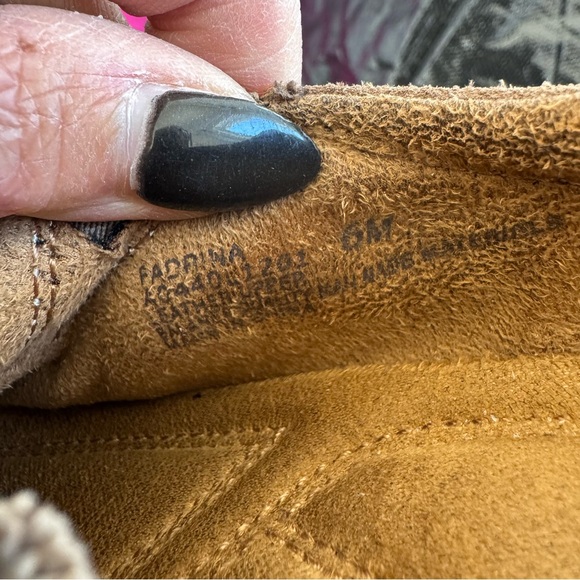 2 FOR $20 Naturalizer Fadrina Leather Suede Loafer Light Brown Comfort Slip On 6 - Picture 7 of 9